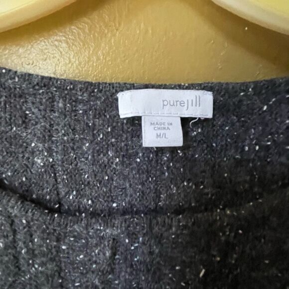 Pure Jill size L oversized lagenlook poncho sweater vest. - Picture 6 of 8